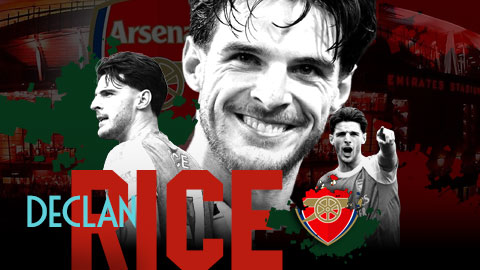 Declan Rice chính là 'Soobin Hoàng Sơn' của Premier League